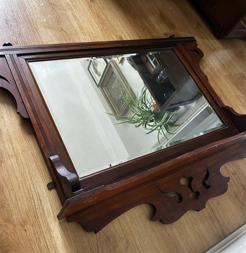 Edwardian over mantle mirror - edwardian, /