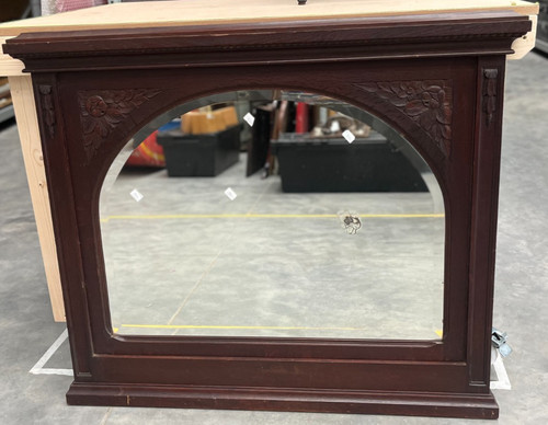 Large antique mantle mirror - large,