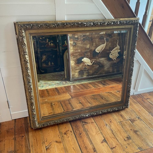 Large antique gilt - gilt, mantle