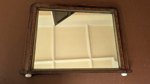 Victorian inlay over mantle - victorian,