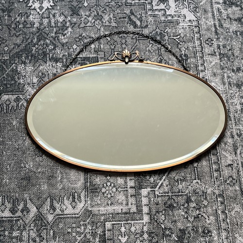 Art deco oval bevelled - deco,