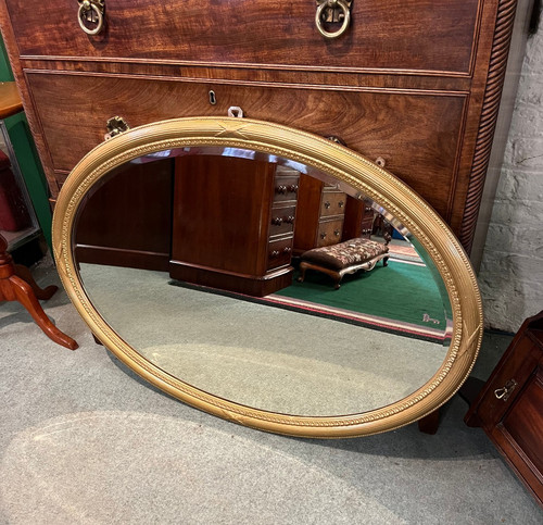Large antique over mantle - antique,