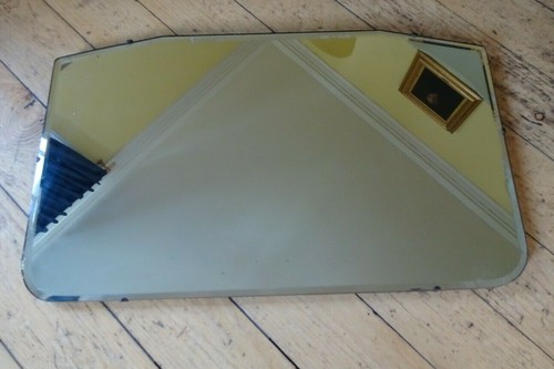 Antique art deco mirror - mirror, 1930s