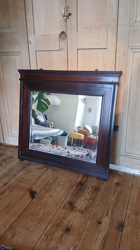 Large antique victorian mantle - large,
