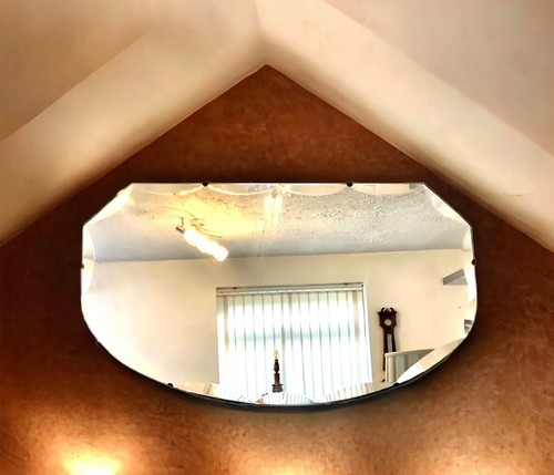Vintage art deco bevelled edge - deco,