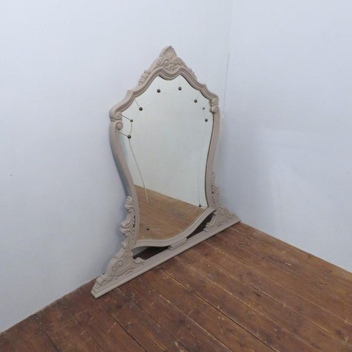 Antique french overmantle - french,