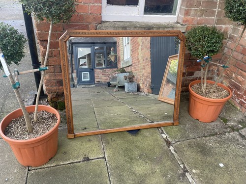 Very large antique overmantle - very,